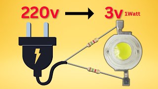 220v to 3v Converter  How to Connect 3v Led light to 220v Ac [upl. by Ruhl]