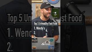 TOP 5 UNHEALTHIEST FAST FOOD Any Surprises shorts food fastfood top5 unhealthy mcdonalds [upl. by Nuhsal494]