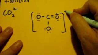 Lewis Dot Structure of CO3 2 Carbonate Ion [upl. by Ottavia]