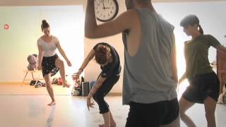 Gaga training and groove at Batsheva Ensemble [upl. by France]