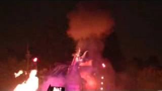 The new Maleficent dragon at Disneylands Fantasmic [upl. by Nawd698]