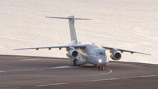 EMBRAER KC390 TAKEOFF at Madeira Airport [upl. by Llednav872]