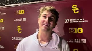 USC punter Eddie Czaplicki discusses being named a finalist for the Ray Guy award [upl. by Mendoza]