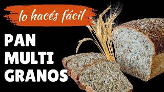 🌱 Aprende a HACER PAN MULTIGRANOS 👉 Energía Natural para Tu Día 🍞pan panes pancasero [upl. by Vivle471]