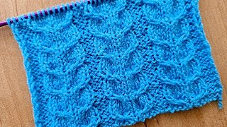 Learn A Beautiful Knitting Pattern From Home [upl. by Elleral2]