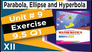 new book class 12 maths xii ex 95 Q1  new book maths chapter 9  parabola ellipse hyperbola [upl. by Tomchay]