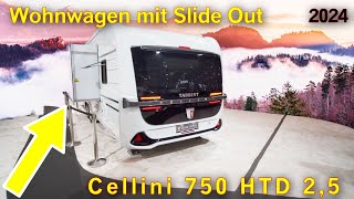 Tabbert Cellini 750 HTD 25 2024 🦊 Slide Out im Wohnwagen [upl. by Ecnaret]