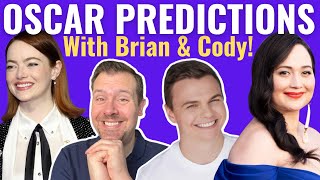 Early Oscar Winner Predictions with Brian amp Cody [upl. by Oirasan595]