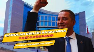 BAROLAR BİRLİĞİ BAŞKANINA AÇIK ÇAĞRIMDIR [upl. by Avah7]