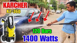 Karcher K2360 120 Bar Pressure Washer Machine Review  1400 Watts Full Detaling Video  nitto rai [upl. by Lemon]