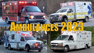 Ambulances Responding in 2023 Compilation [upl. by Bernhard]