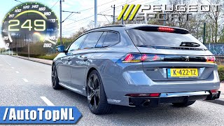 Peugeot 508 PSE 360HP 0250 Acceleration by AutoTopNL [upl. by Vasti]