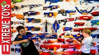 Full Nerf Blaster Arsenal Remastered Sneak Attack Squad Giant Blaster Collection [upl. by Jankell]