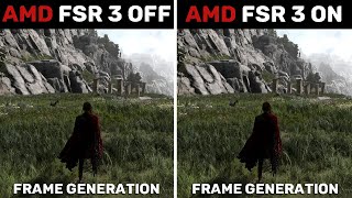 AMD FSR 3 Frame Generation OFF vs ON  Benchmark amp Gameplay [upl. by Aid]