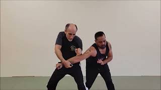 Using your blade to take your opponent to the ground trained out of the Filipino Flow Drill Hubud [upl. by Reg]