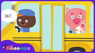 Wheels on the Bus Song  The Kiboomers Transportation Songs for Preschool [upl. by Phi]