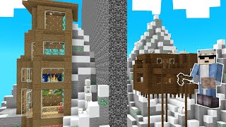 Minecraft 118 MOUNTAIN TOP Build Battle [upl. by Enelyk566]