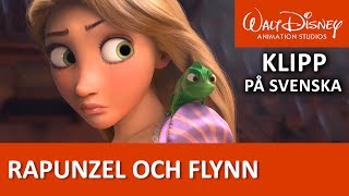 Rapunzel träffar Flynn Rider  Trassel  Disneyklassiker Sverige [upl. by Latton928]