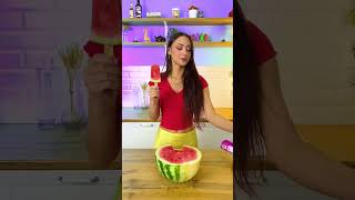 MY KID ONLY EATS SWEETS😨  Lets make healthy ice cream from watermelon cool DIY idea my ice cream [upl. by Ened896]