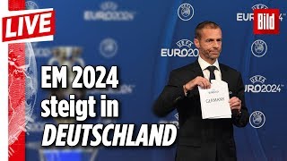 🔴 EM 2024 steigt in Deutschland  Vergabe der FußballEuropameisterschaft 2024 [upl. by Gridley123]