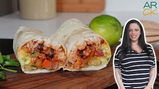 Lets Make Vegan Burritos Theyre EASY and DELICIOUS [upl. by Gahan335]