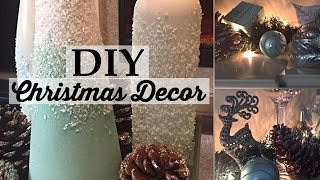 DIY Christmas Centerpieces and Fireplace Decorating [upl. by Mitinger]