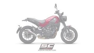 SCProject Conic Exhaust for Benelli Leoncino 500 [upl. by Noivad]