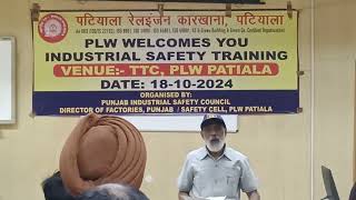 industrial safety First Aid CPR BLS road cyber safety Trg PLW Railway workshop Patiala [upl. by Rednirah893]