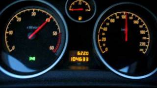 Opel Astra H 19 CDTI 150 HP Beschleunigung [upl. by Idihsar]