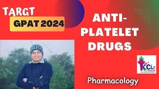 Antiplatelet Drugs Pharmacology  Target GPAT with KCL Tutorial [upl. by Walke]