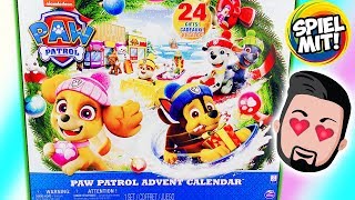 NEU 2018 PAW PATROL Adventskalender Alle 24 Türchen öffnen mit Kaan Weihnachten in Adventure Bay [upl. by Dachia]