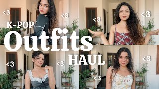 Outfit Haul  Dressing up as a KPOP idol for a week  Hansika Krishna  Fashion Chingu [upl. by Carnes103]