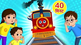 Chuk Chuk Rail Chali  FunForKidsTV  Hindi Rhymes [upl. by Renita]