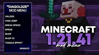 MINECRAFT 12141  Diagoldze MOD MENU [upl. by Aehr]