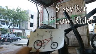 Tutorial How to make a Sissy Bar Modified motor quotLow Riderquot [upl. by Aeirdna]