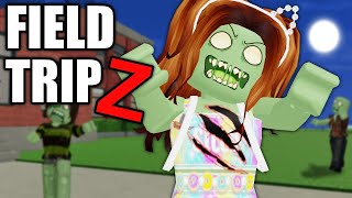 The ZOMBIES Took Over SCHOOL And I Had To Find A Way Out in Field Trip Z Roblox [upl. by Tzong]