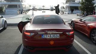 Maserati granturismo s vs Ferrari california sound battle in HD [upl. by Jacques]