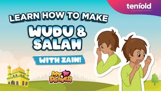 How to Make Wudu and Salah  Learn to pray with Zain [upl. by Avera]