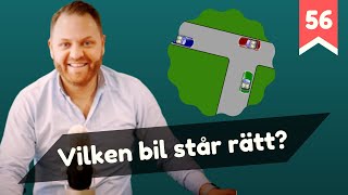 Vet du vilken bil som står rätt i kornsingen  10 körkortsfrågor [upl. by Stargell974]