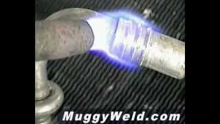 Aluminum Air Conditioning Line Torch Welding with Super Alloy 5 Aluminum Brazing Rod [upl. by Sielen]