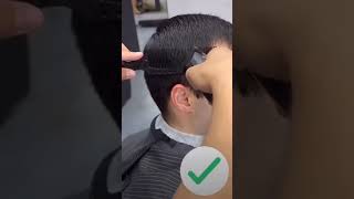 Overcomb técnica degradê overcomb barbershop degrader barber degrade haircut hairstyle [upl. by Anuahsal]