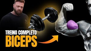 4 MELHORES EXERCICIOS PARA BICEPS COM HALTERES [upl. by Yelram]