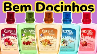 5 PERFUMES DOCES DA LINHA SWEET BY VARENS RESENHA [upl. by Eojyllib]