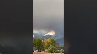 Wyoming “Elk fire” wildfire spreads 32000 acres [upl. by Swainson]