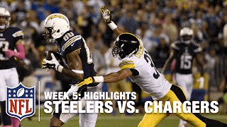 Steelers vs Chargers  Week 5 Highlights  NFL [upl. by Wyler]