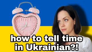 How to tell time in Ukrainian  What time is it  Котра година [upl. by Kamaria]