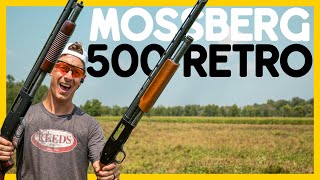 Mossberg 500 Retro 12ga Pump Shotgun Action Review [upl. by Furgeson]