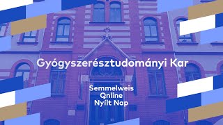 Gyógyszerésztudományi Kar hallgatói séta – Semmelweis Online Nyílt Nap 2021 [upl. by Laynad]