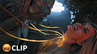 Thena vs Deviant Kro  Fight Scene  Eternals 2021 Movie Clip HD HINDI [upl. by Mccready]