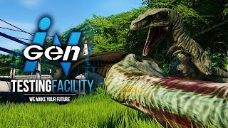 TRAINING RAPTORS TO KILL  InGen Testing Facility Jurassic World Evolution [upl. by Dahle]